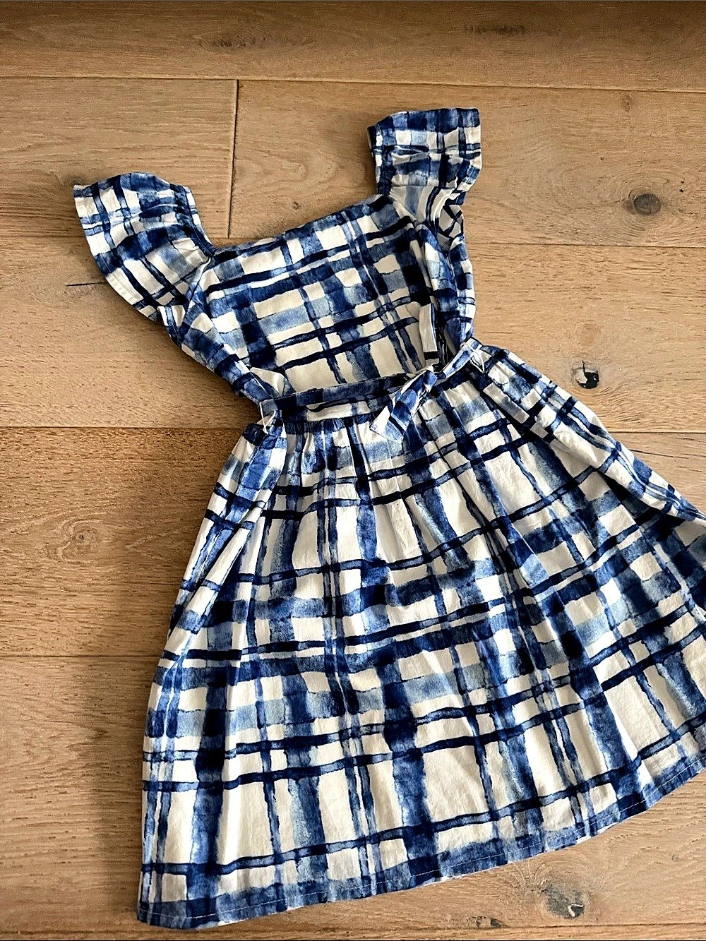 Gap Girls Plaid Dress Size S Like New